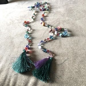 Colorful beaded necklace.